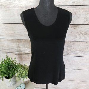 ✨4/$25 COLDWATER CREEK BLACK SLEEVELESS TOP -SMALL